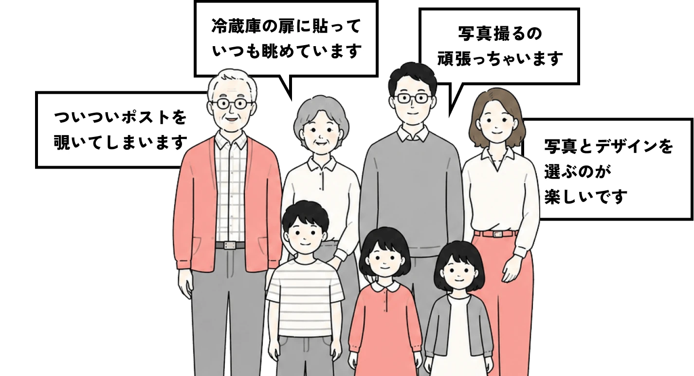 レターを利用した家族の声 1